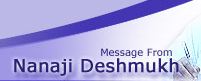 Message From Nanji Deshmukh